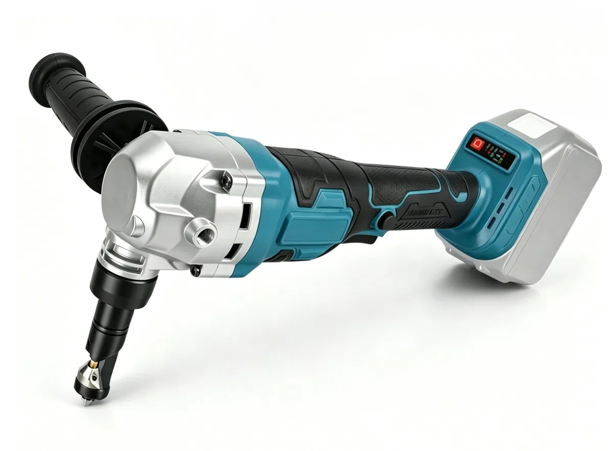 Blechknabber, Akkubetriebener Metallknabber Kompatibel mit Makita 18v Max Akku, Akku Knabber, Blechnibbler Aufsatz, 1900SPM, 950W, 3 Stufige Bürstenlose Elektro-Metallschere Blechknabber