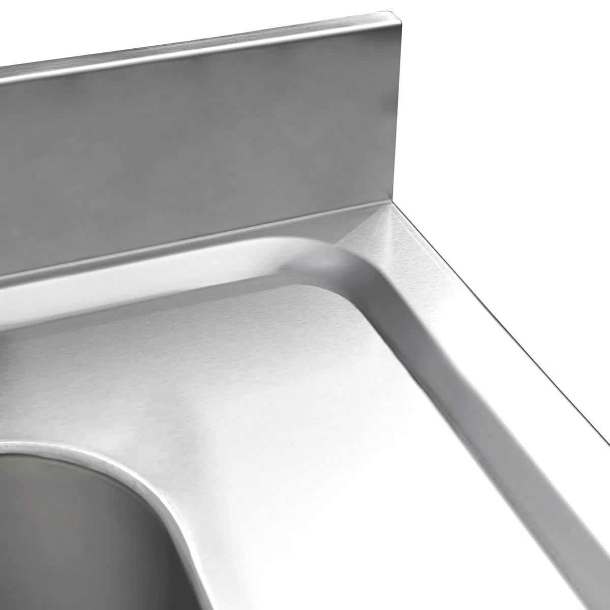 GGM Gastro | STK126SBL1 | Spülmaschinen-Spültisch - 1200x600mm - mit 1 Becken links