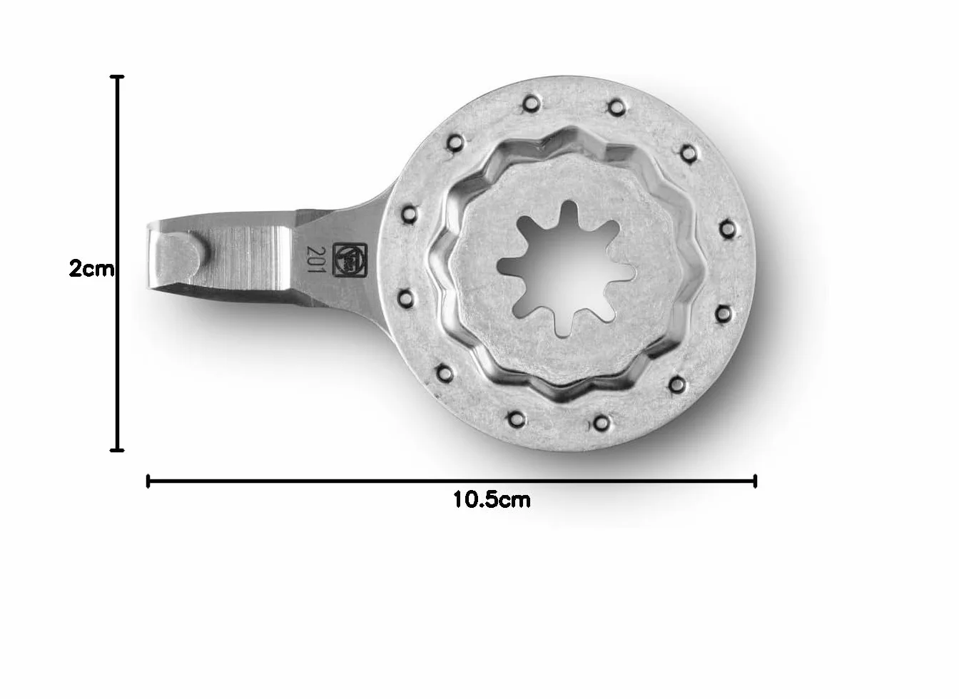 FEIN Schneidmesser Teakdeck 4, Messerbreite 4 mm, Aufnahme StarlockPlus, Zum schnellen und sicheren Austrennen von Stabdeck-Fugenmaterialien, 100% Qualität