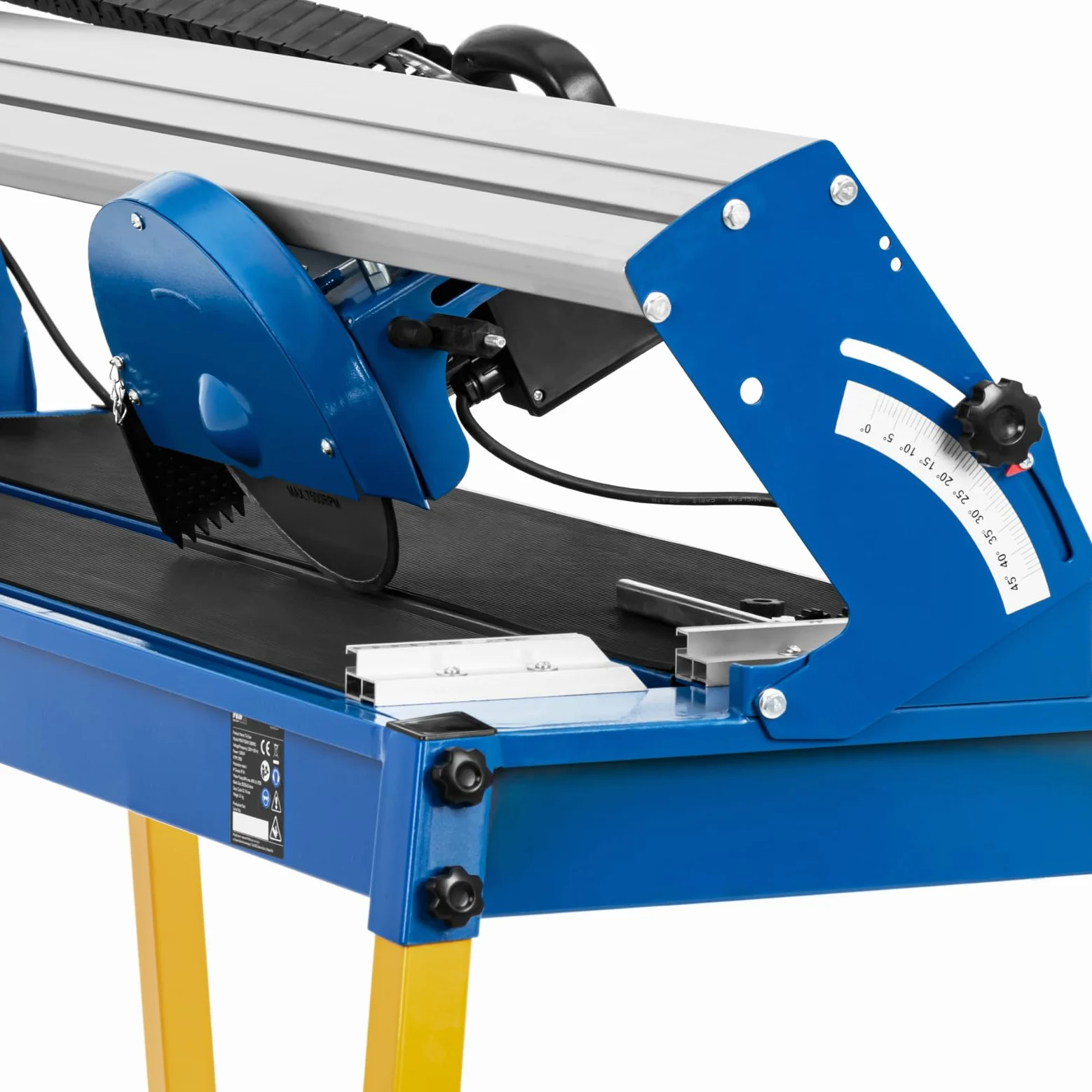 MSW MSW-TSAW1500PRO Elektrischer Fliesenschneider 1500 W bis 42 mm Winkelverstellung Fliesenschneidmaschine Nassschneidemaschine Nassschneider