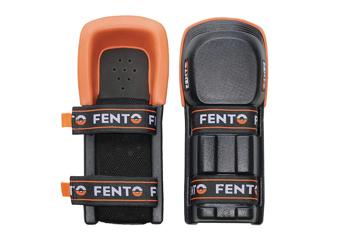 FENTO MAX | Extra hohe Premium Knieschoner für Profis im Baugewerbe, Boden- und Fliesenleger und Landschaftsbauer | Perfekte Ergonomie | 100% Komfort | Maximale Unterstützung