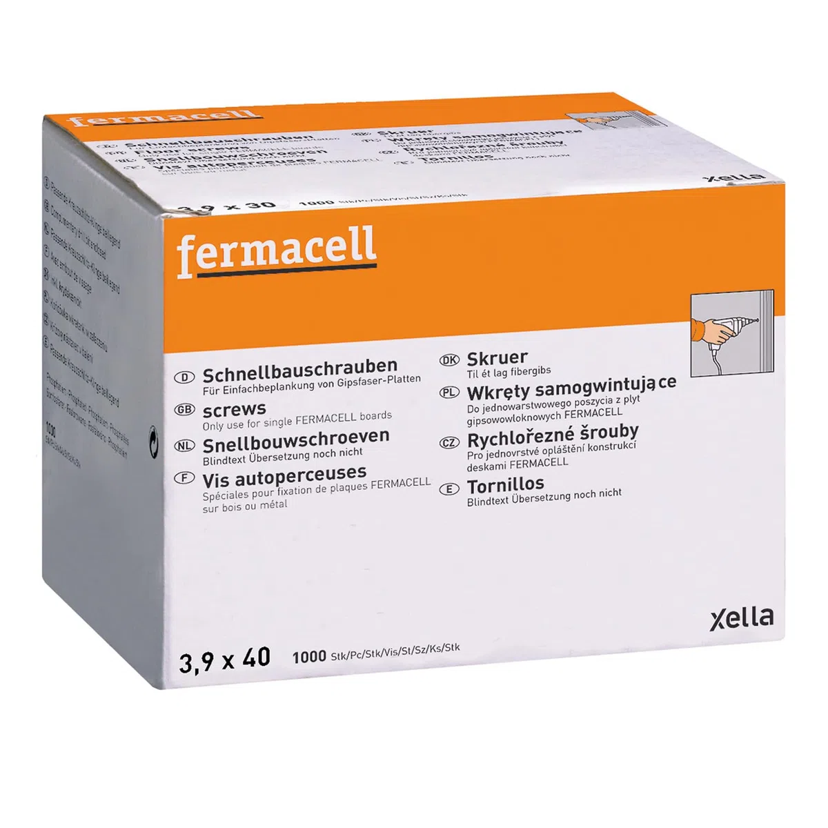 Fermacell FC-Schnellbauschrauben 3,9x40 1.000 St.
