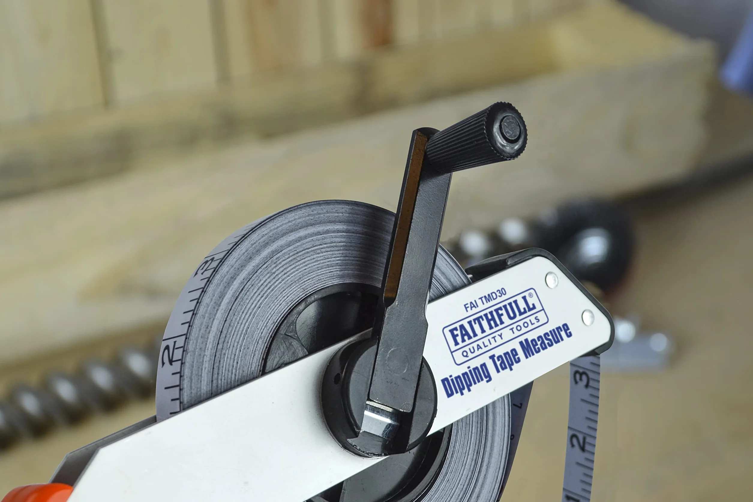 Faithfull Dipping Tape Measure with Weight 30m/100ft