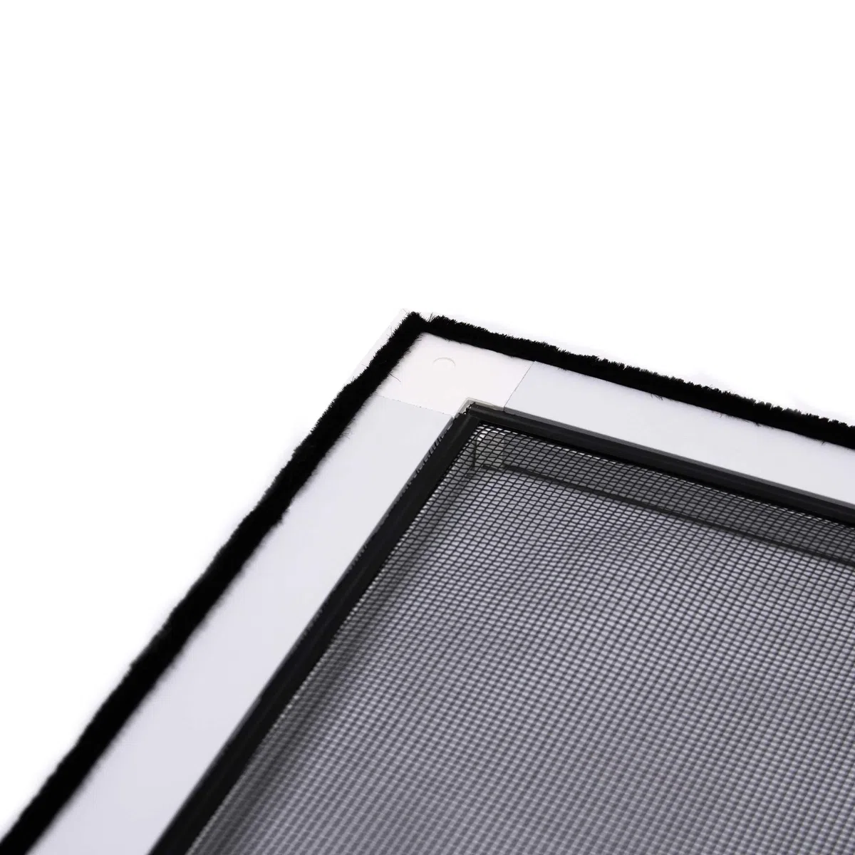 APANA - Fenster Fliegengitter mit Alurahmen & robustem Fiberglasgewebe - Insektenschutz Fenster mit umlaufender Bürstendichtung - Fliegennetz Fenster Montage ohne Bohren (130 x 240 cm | Anthrazit)
