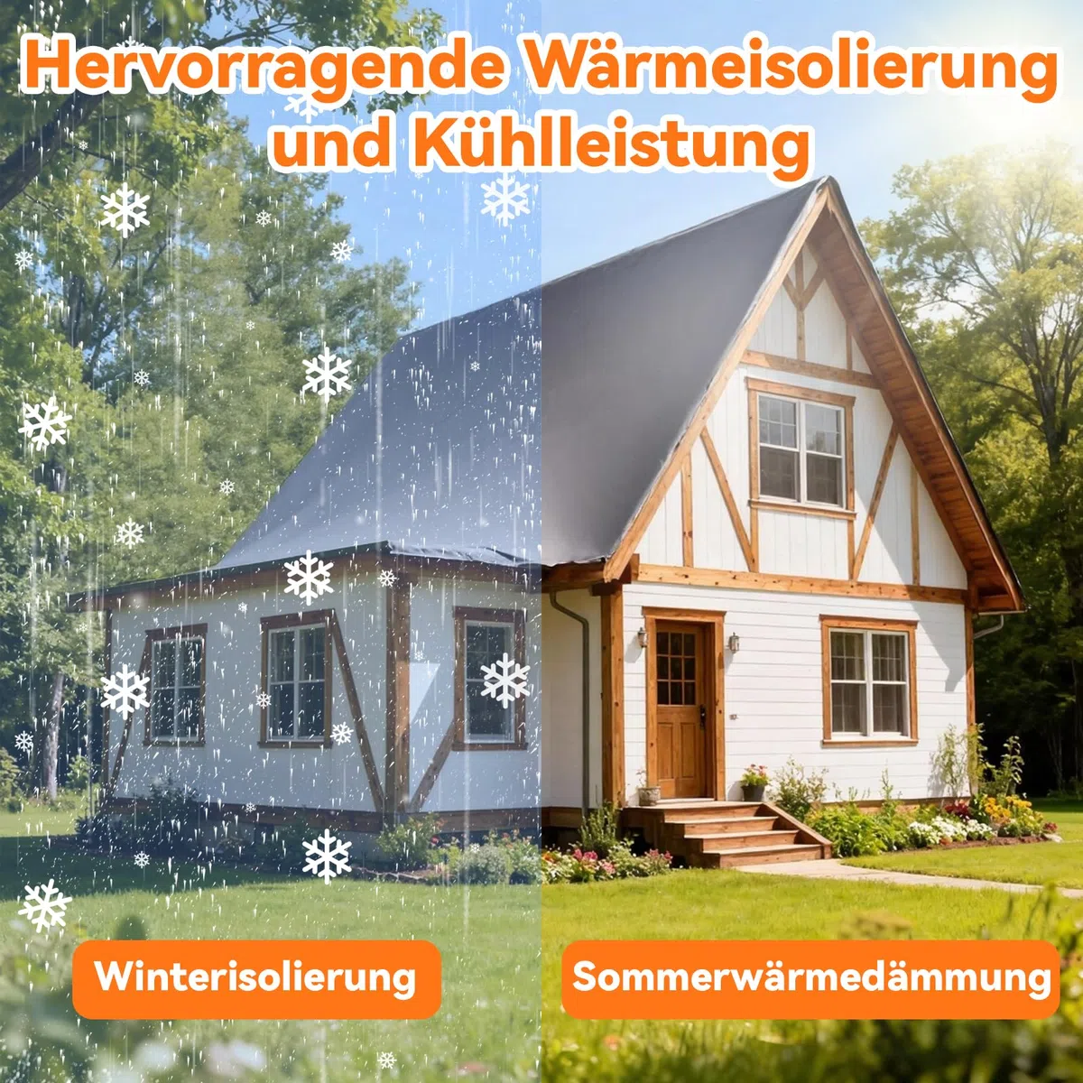 MYOYAY Dachfolie Selbstklebend 10㎡ 1 x 10 m Wasserdicht für Dach Flachdach Carport Garage Schwarz