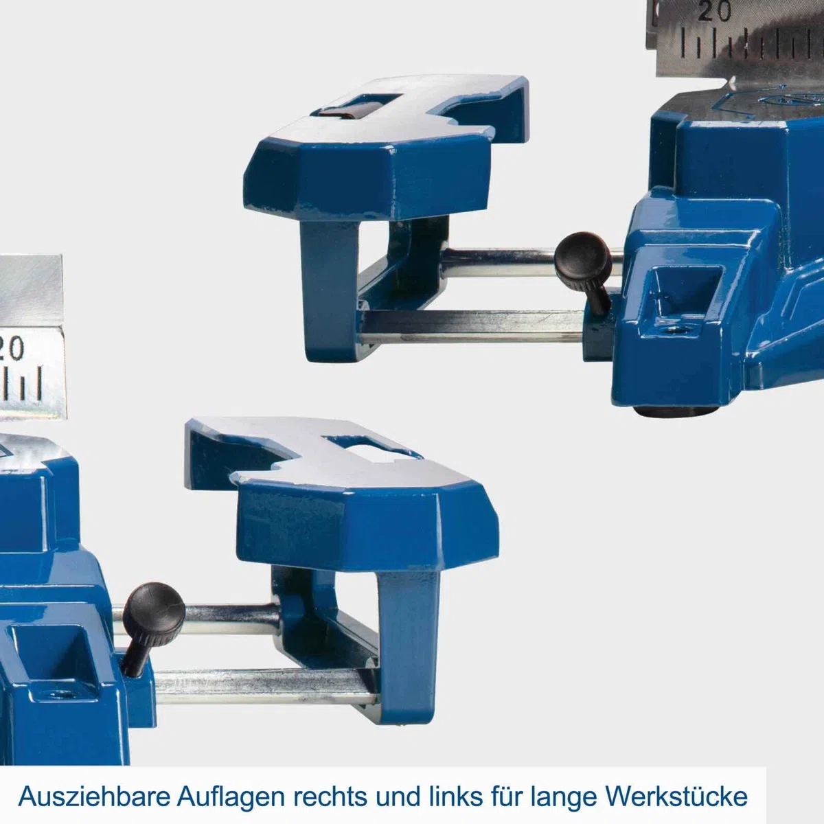 Scheppach Kappzugsäge HM254SPX inkl. 2.Sägeblatt - Ø254mm | 2200W Leistung | Schnittbreite/höhe 340x90mm | Laser & Staubbeutel | Aluauflagen, Drehtisch mit Schnellarretierung | Kappsäge Gehrungssäge