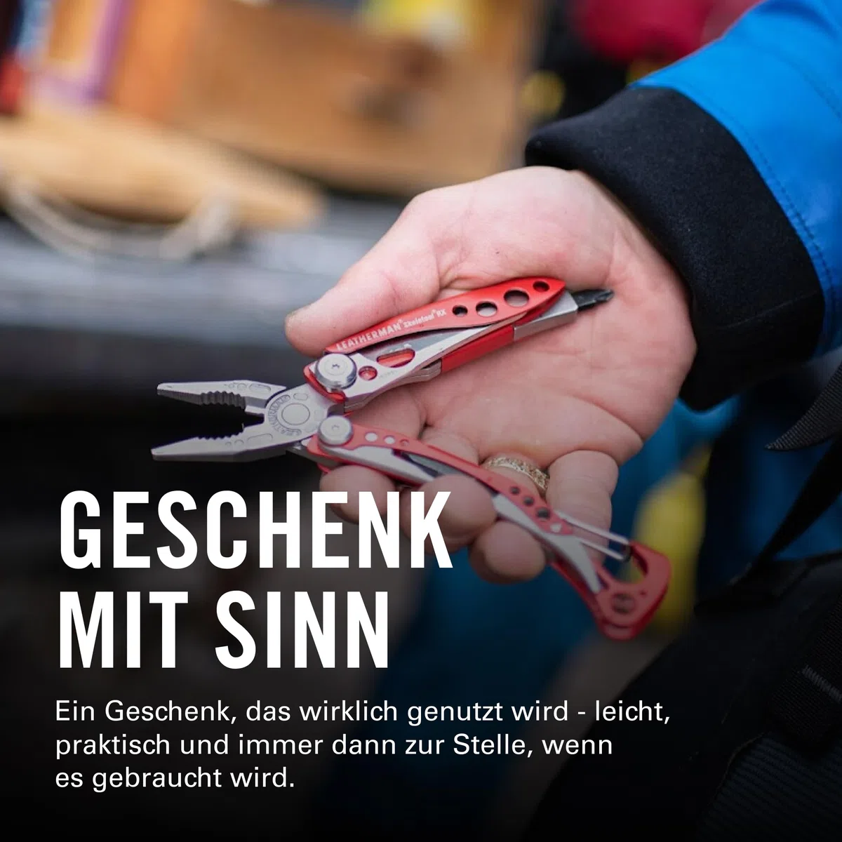 Leatherman Skeletool RX - Notfall-Multi-Tool mit gezahnter Klinge und Glasbrecher - Ersthelfer, Sanitäter - Edelstahl