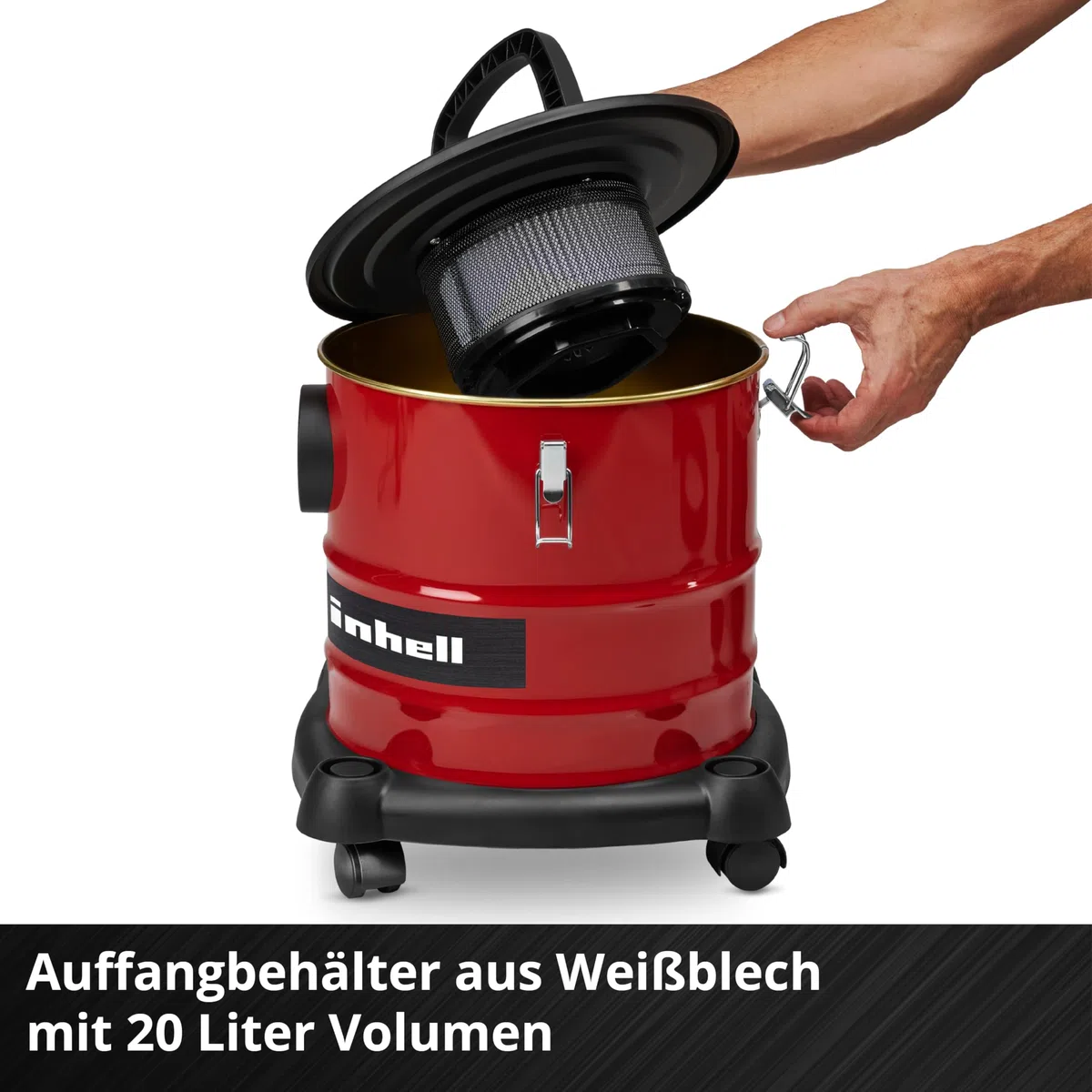 Einhell TC-AV 2032 DW Aschesauger 850 W 175 mbar 20 L Faltenfilter Blasfunktion