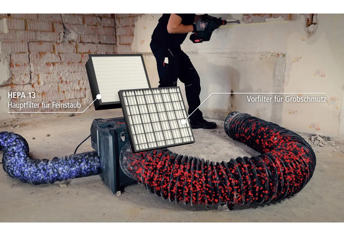 5er-Set Vorfilter für Grobschmutz für Starmix Aeroxx Luftreiniger für die Baustelle - Filterfläche 0,35 m²