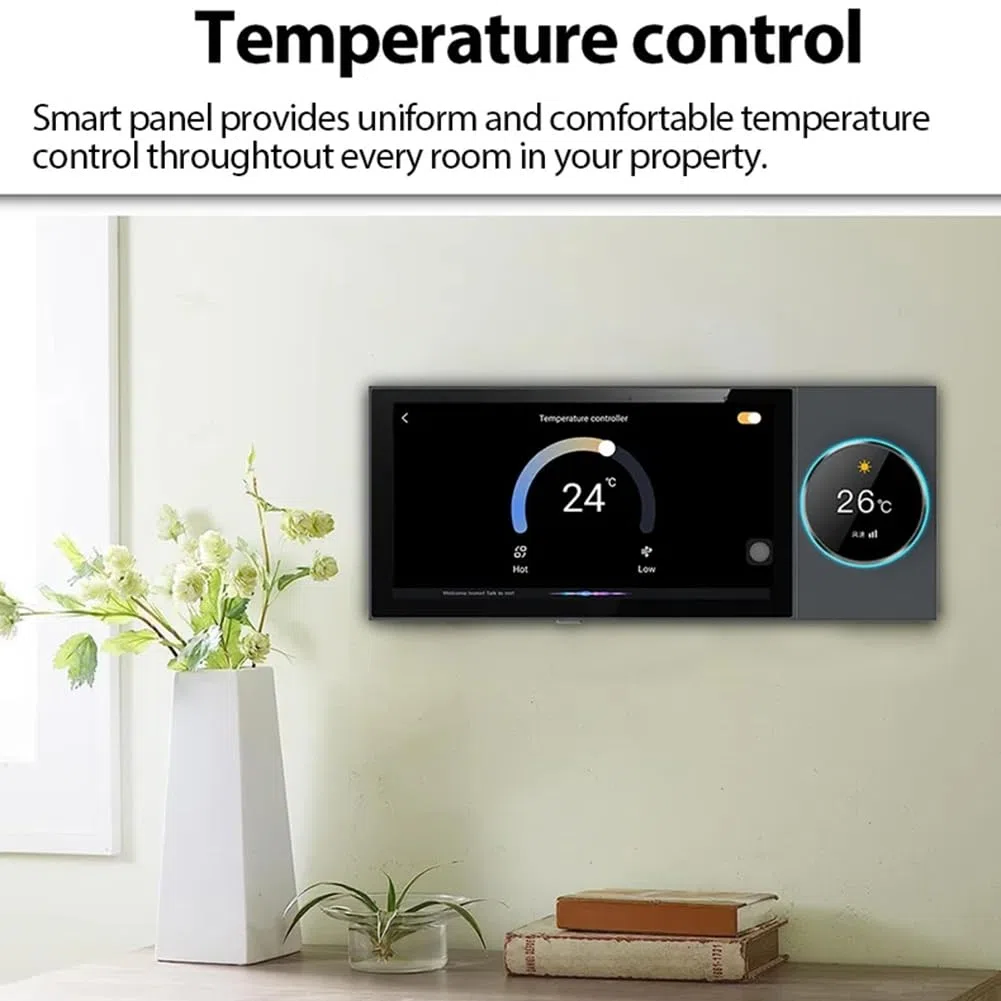 Tuya-Panel-Steuerung WLAN-Zigbee-Geräte Tuya Zigbee-Gateway Eingebautes 6-Nspanel Tuya Smart Home-Bedienfeld A