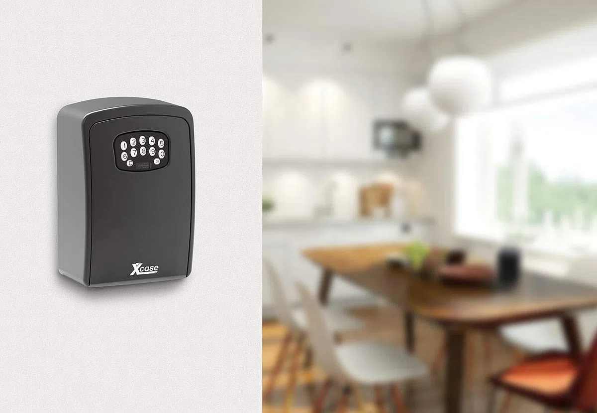 Xcase Schlüsseltresor Mini-Schlüssel-Safe mit App-Kontrolle und WLAN-Gateway IP54