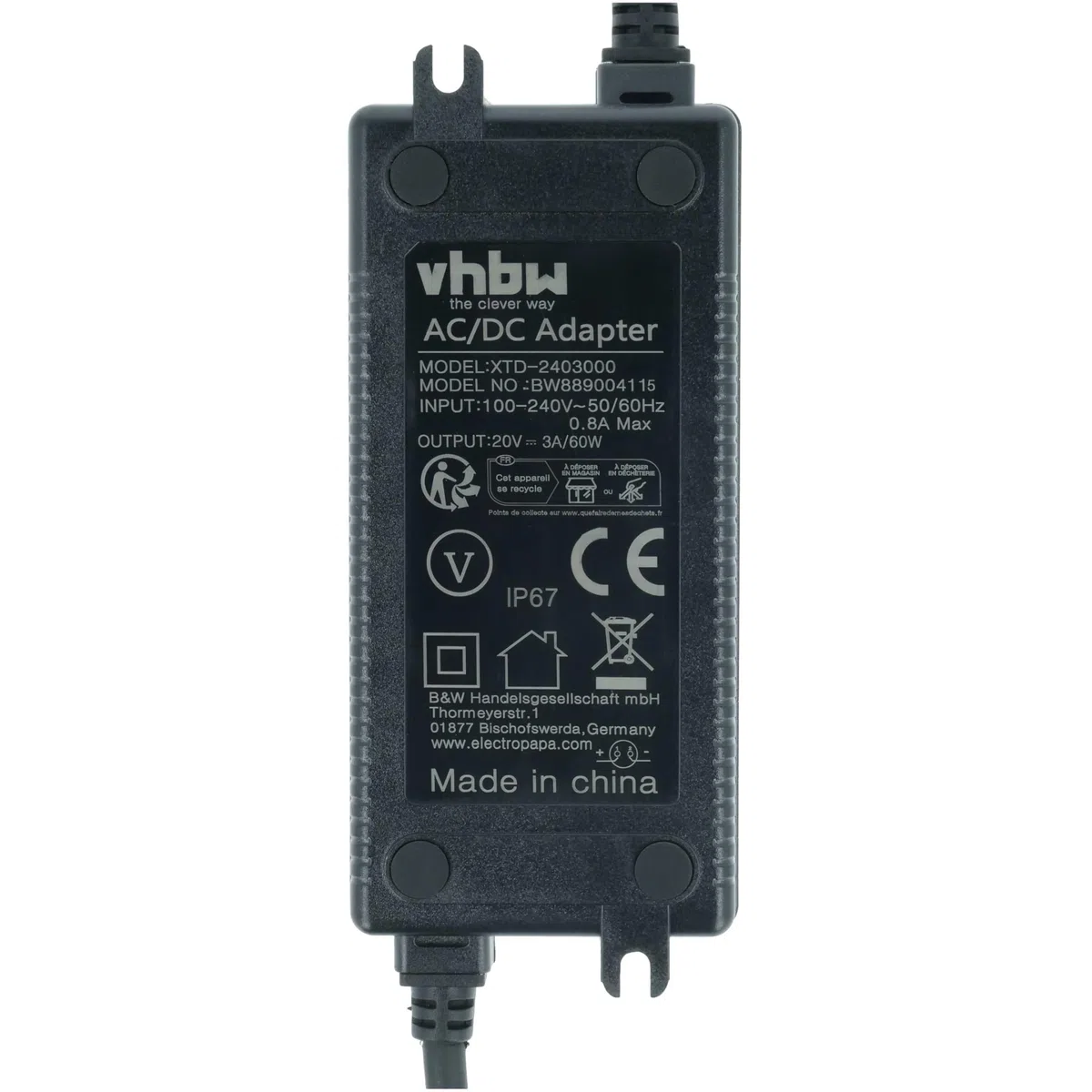 vhbw Ladegerät kompatibel mit Worx Landroid S500i, S300, L2000, M500, L1500, M700, M2000, M1500, L1000, M1000 Akku-Rasenmäher Roboter