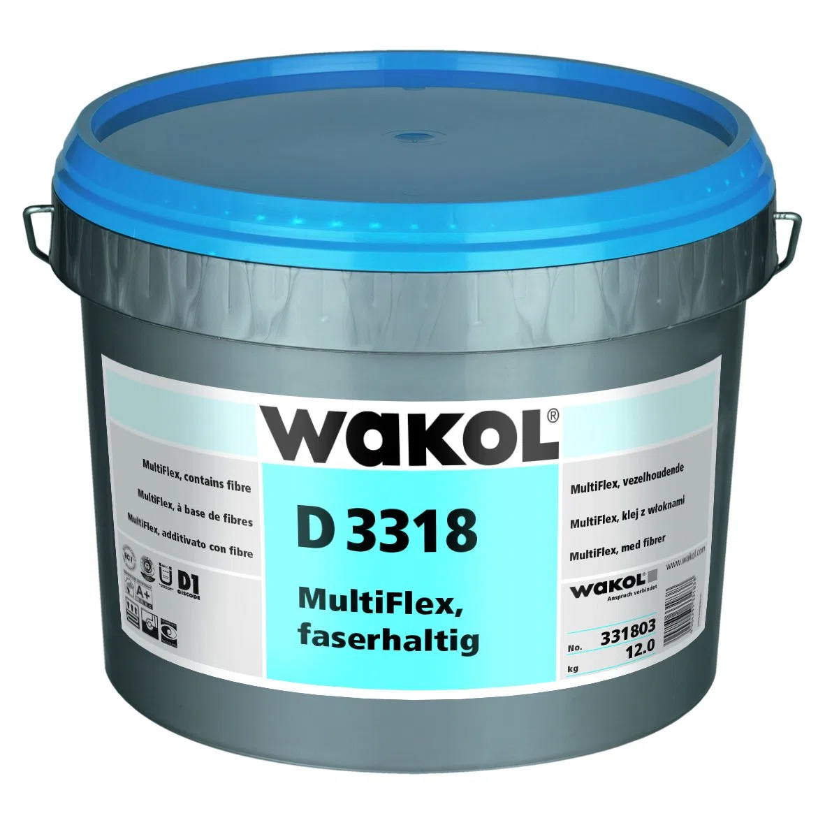 Wakol D 3318 MultiFlex PVC-Klebstoff faserhaltig 6kg