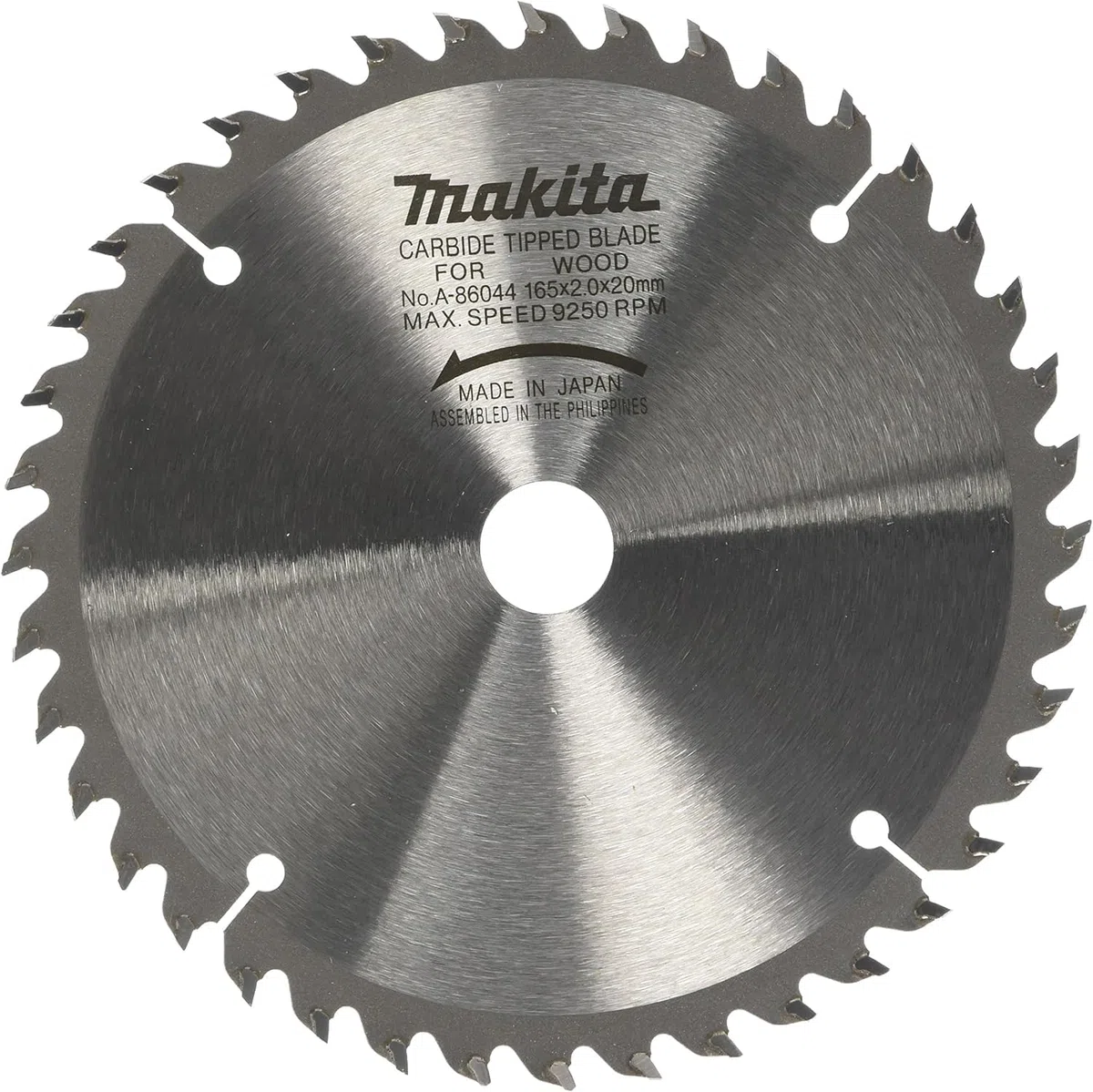 Makita A-86044 TCT Sägeblatt 165x40Tx20 5603, Mehrfarbig
