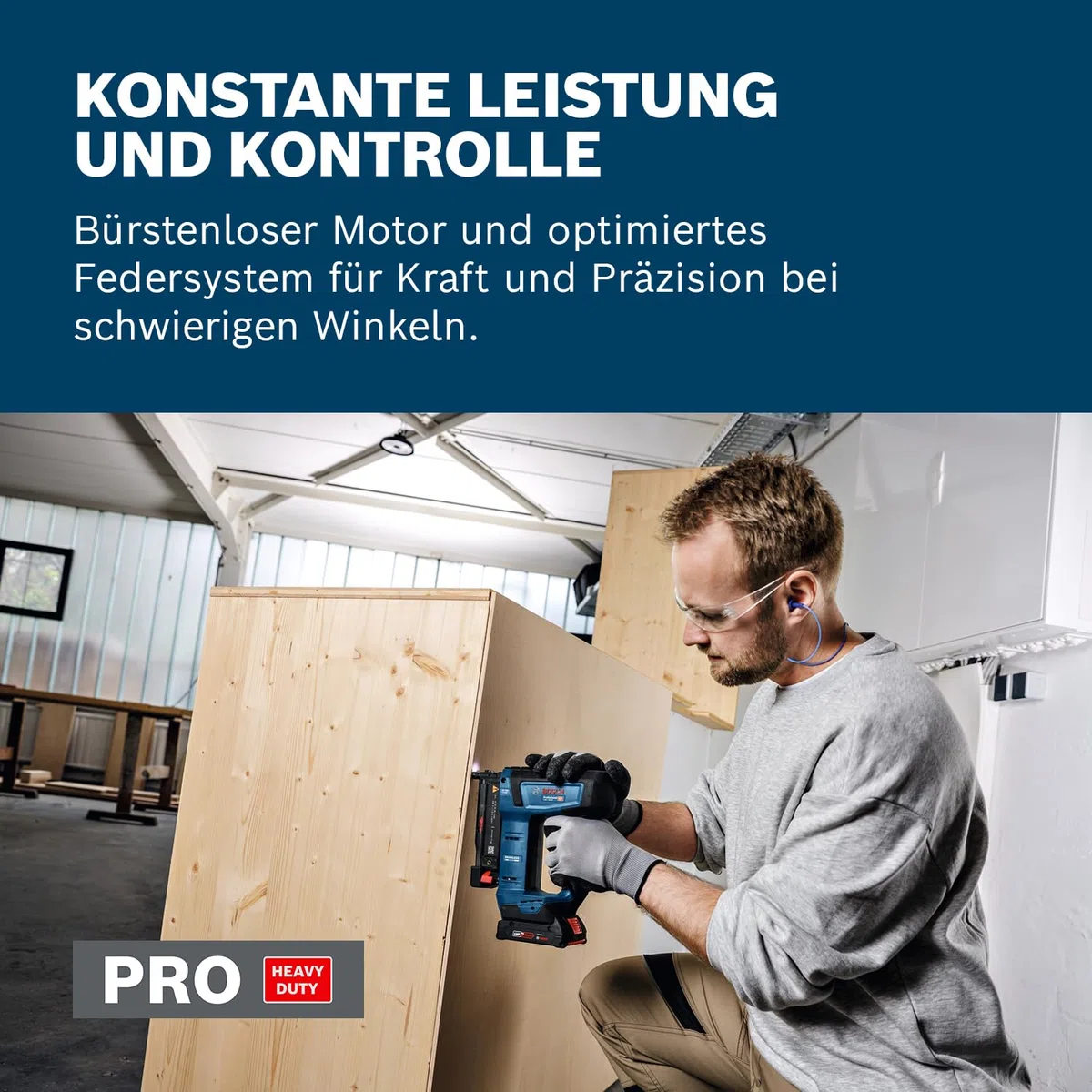 Bosch Professional GNH 18V-35 Akku-Holznagler 18V bürstenloser Motor