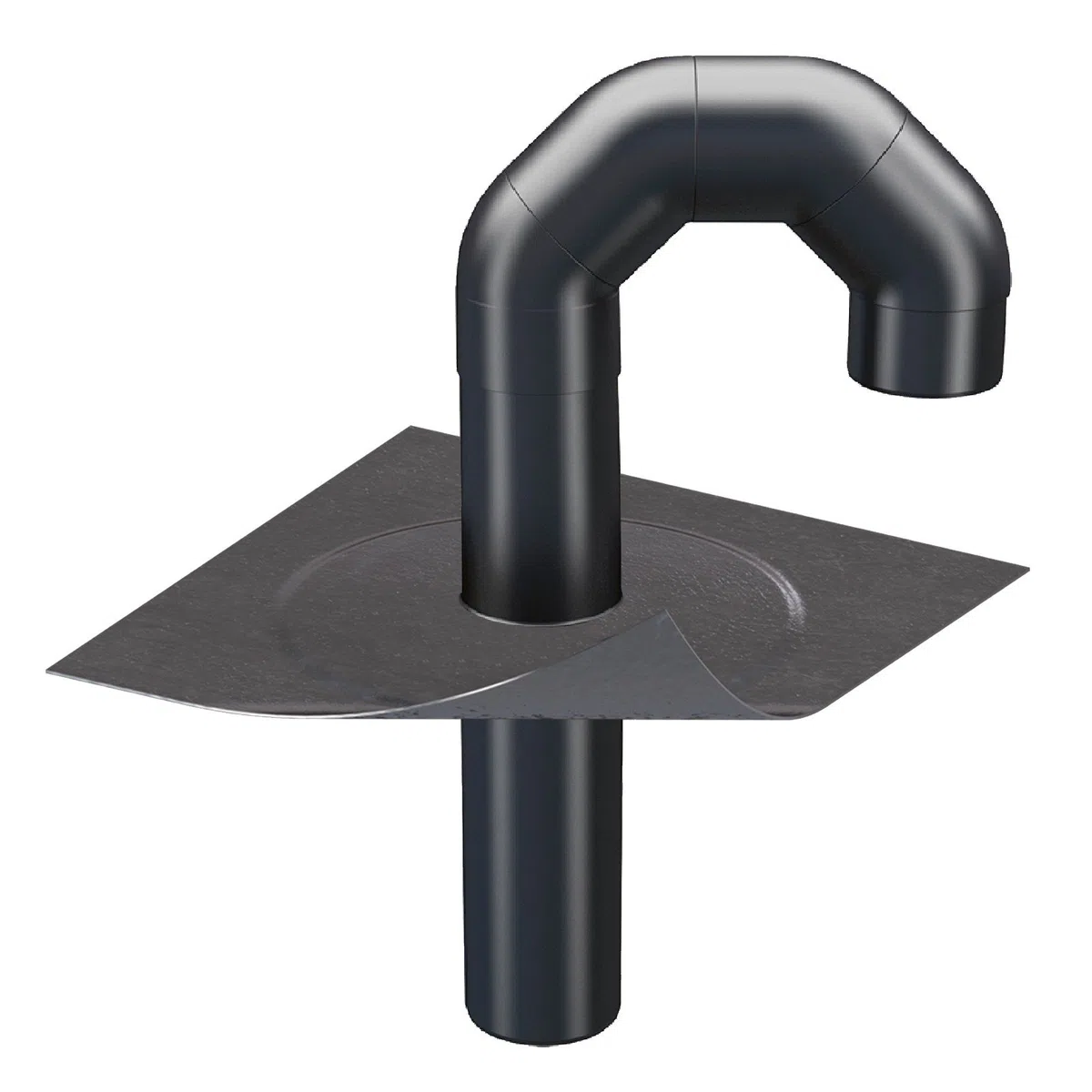 Klöber Flavent Flachdach Durchführungs-Set DN 100 Bitumen Anschluss