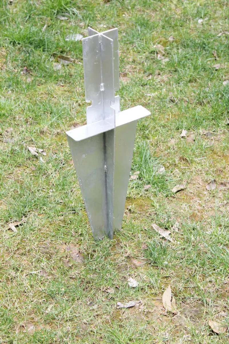 Werbegalgen Maklergalgen Schildhalter für Verkaufsschilder und Werbeschilder, Höhe 2m, robustes Aluminiumprofil mit Bodenanker