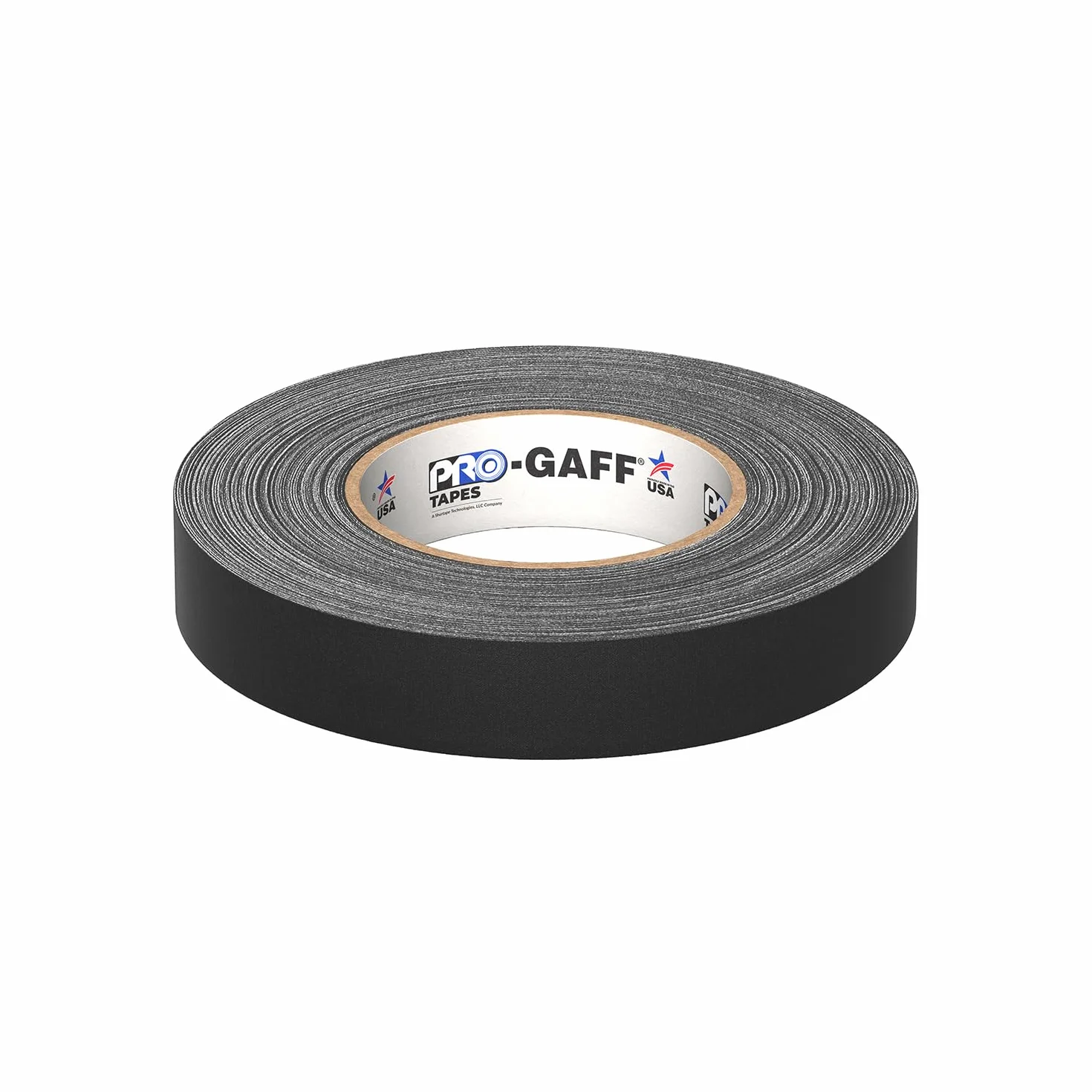 ProTapes Pro Gaff Premium-Gaffer-Klebeband mit Gummi-Kleber, 2,5 cm breit, 45,7 m lang, Schwarz (1 Stück)