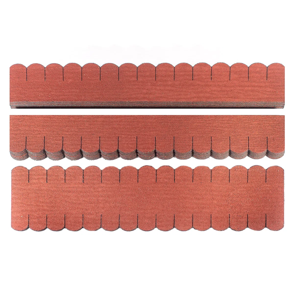 3 Sets Dachschindeln Biberschwanz (33 mm) rot Manufaktur Martinshof Schindelstreifen, Biberschwanz, Dachdeckung hergestellt in der Werkstatt für behinderte Menschen