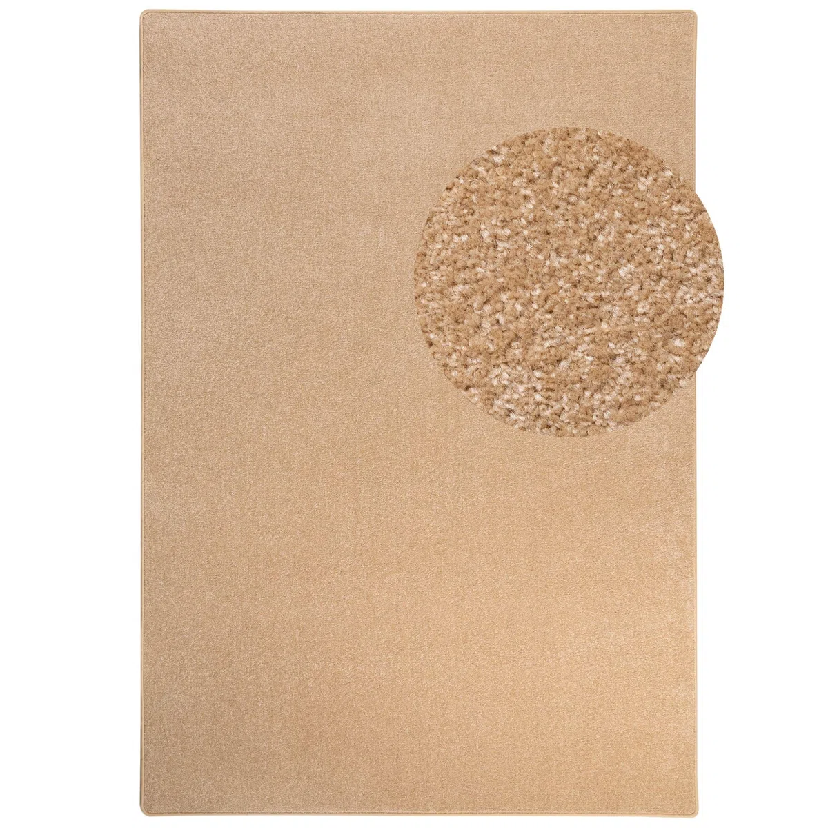 Steffensmeier Kurzflor Teppich Ibiza | Wohnzimmerteppich | Stilvoll | Pflegeleicht | Jugendteppich | Beige, Größe: 200x300 cm
