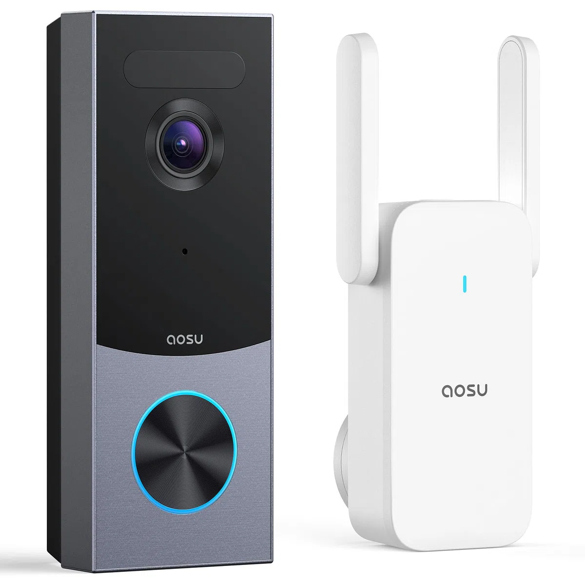 aosu Türklingel mit Kamera, HD 5MP Videotürklingel, 3K Video Doorbell WiFi 5/2.4GHz Radar-Detektor, 180 Tage Batterielaufzeit, Klingel