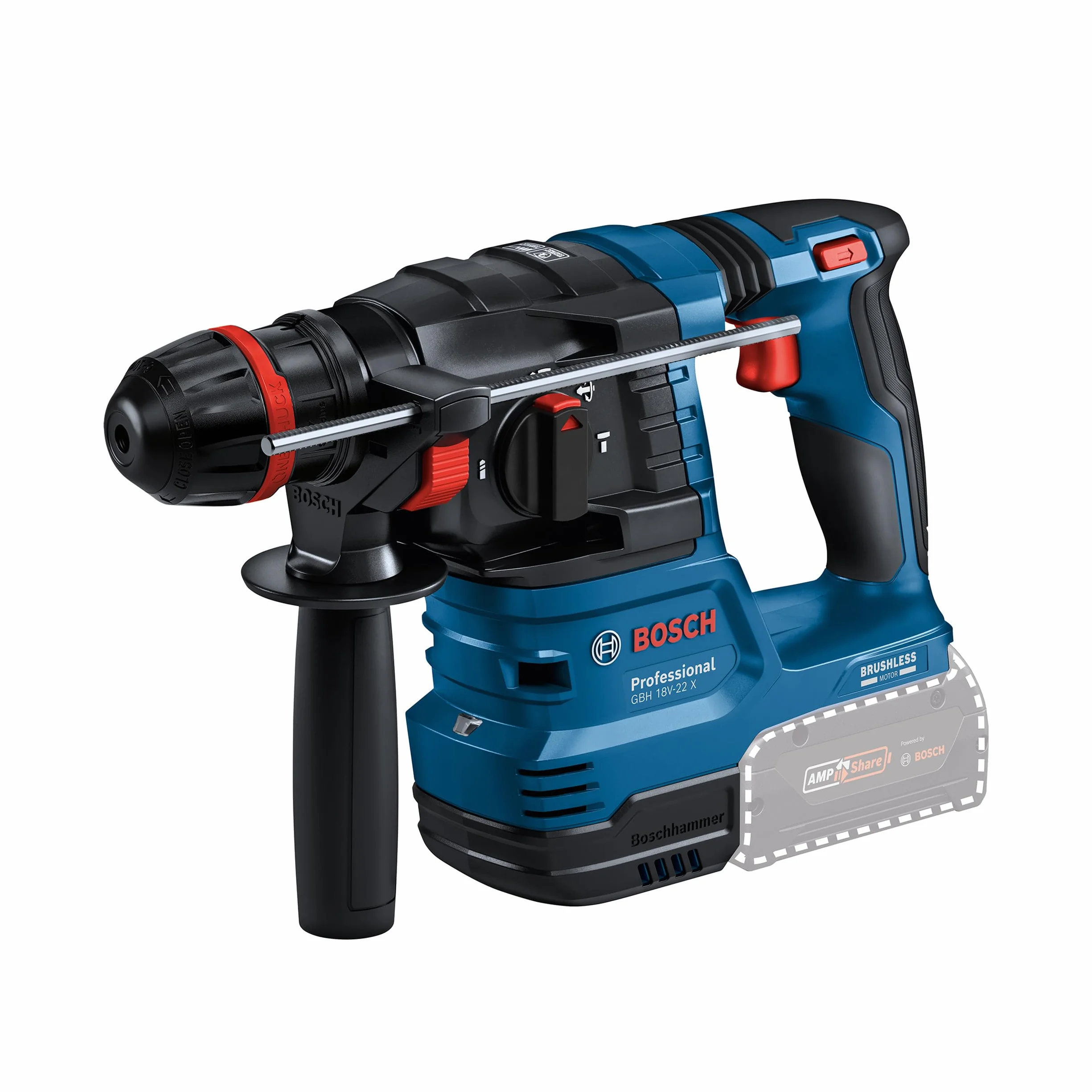 Bosch Professional 18V System Akku-Bohrhammer GBH 18V-22 X