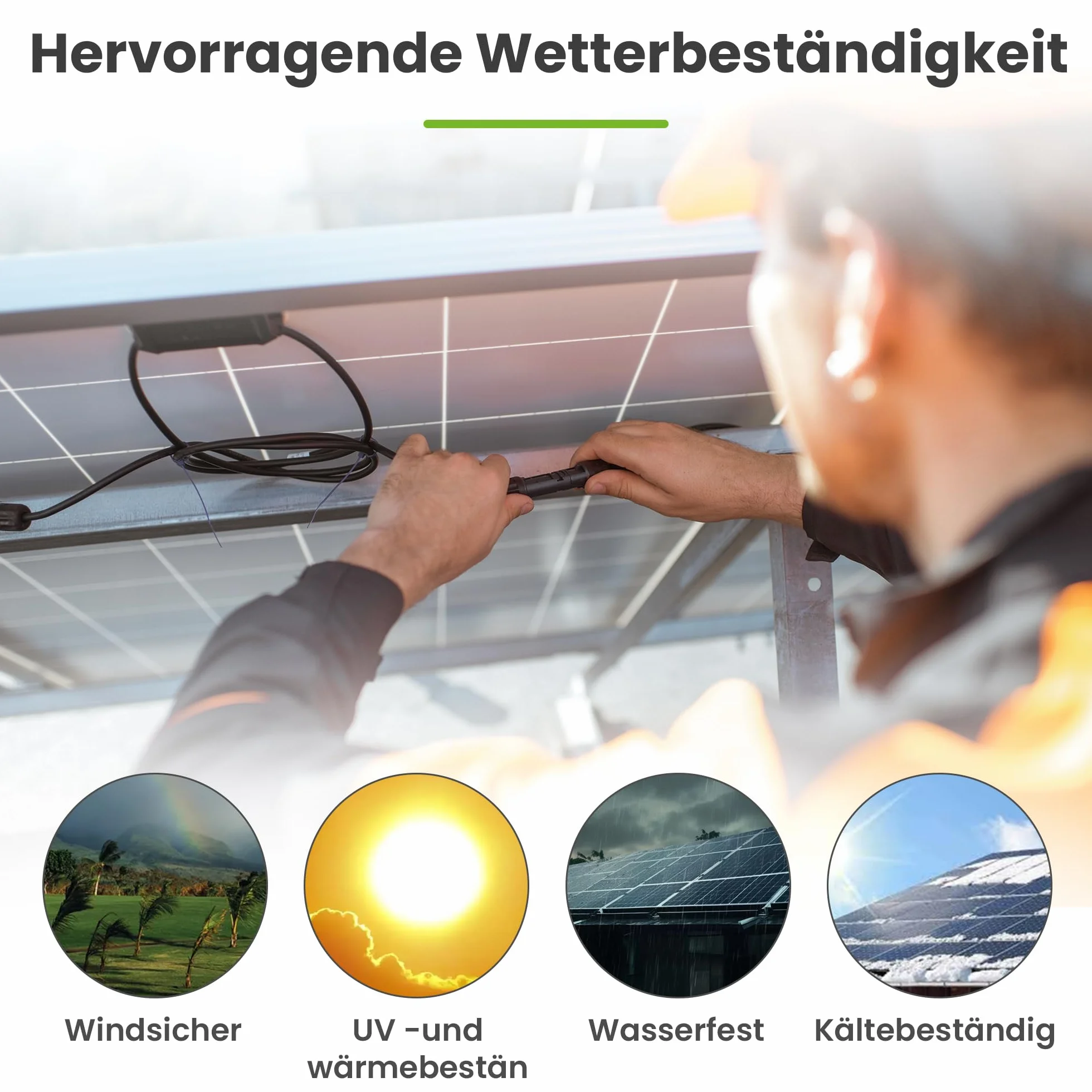 Offgridtec H07V-K Erdungskabel 16mm² 450/750V Feindrähtiger Kupferleiter Flammwidrige XLPO- und PVC-Isolierung HAR-zertifiziert Grün/Gelb 10m