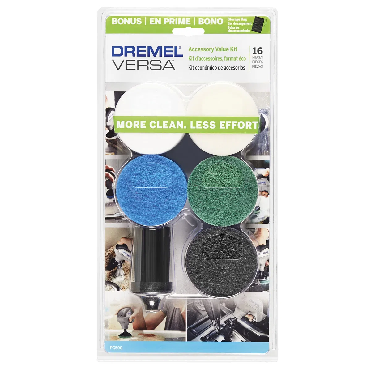 Dremel PC500 Versa Mega Zubehör-Set, 16-teilig