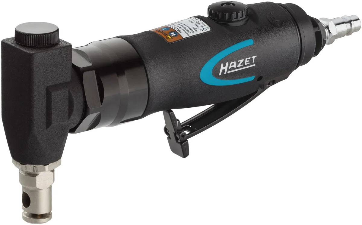 HAZET Blechknabber 9036N-1 I Schneidleistung: Edelstahl/Stahl 1,2 mm | Alu 1,6 mm I Leistung: 370 Watt I Stufenlose Geschwindigkeitsregulierung I Schnittbreite: 4,5 mm