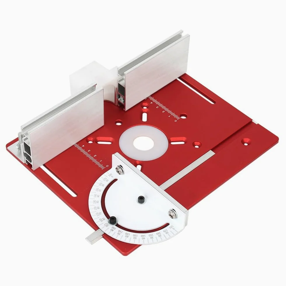 Holzbearbeitung Tischkreissäge Fräsen Flip Plate Multifunktions-Trimmer-Graviermaschine