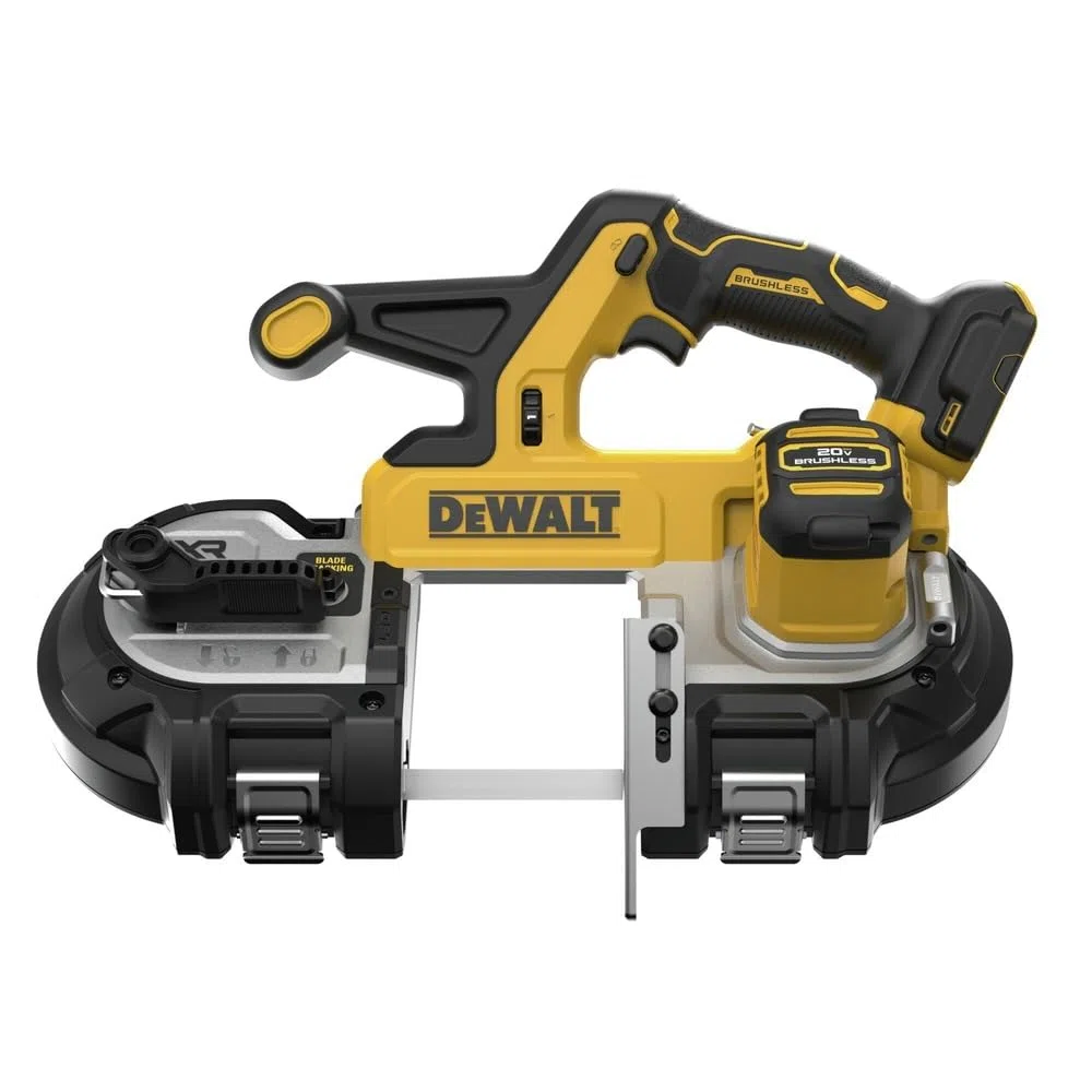 DEWALT 20 V MAX XR Bandsäge, bürstenloser Motor, tragbar und kabellos, 9,5 cm Schnittkapazität, nur blankes Werkzeug (DCS378B)