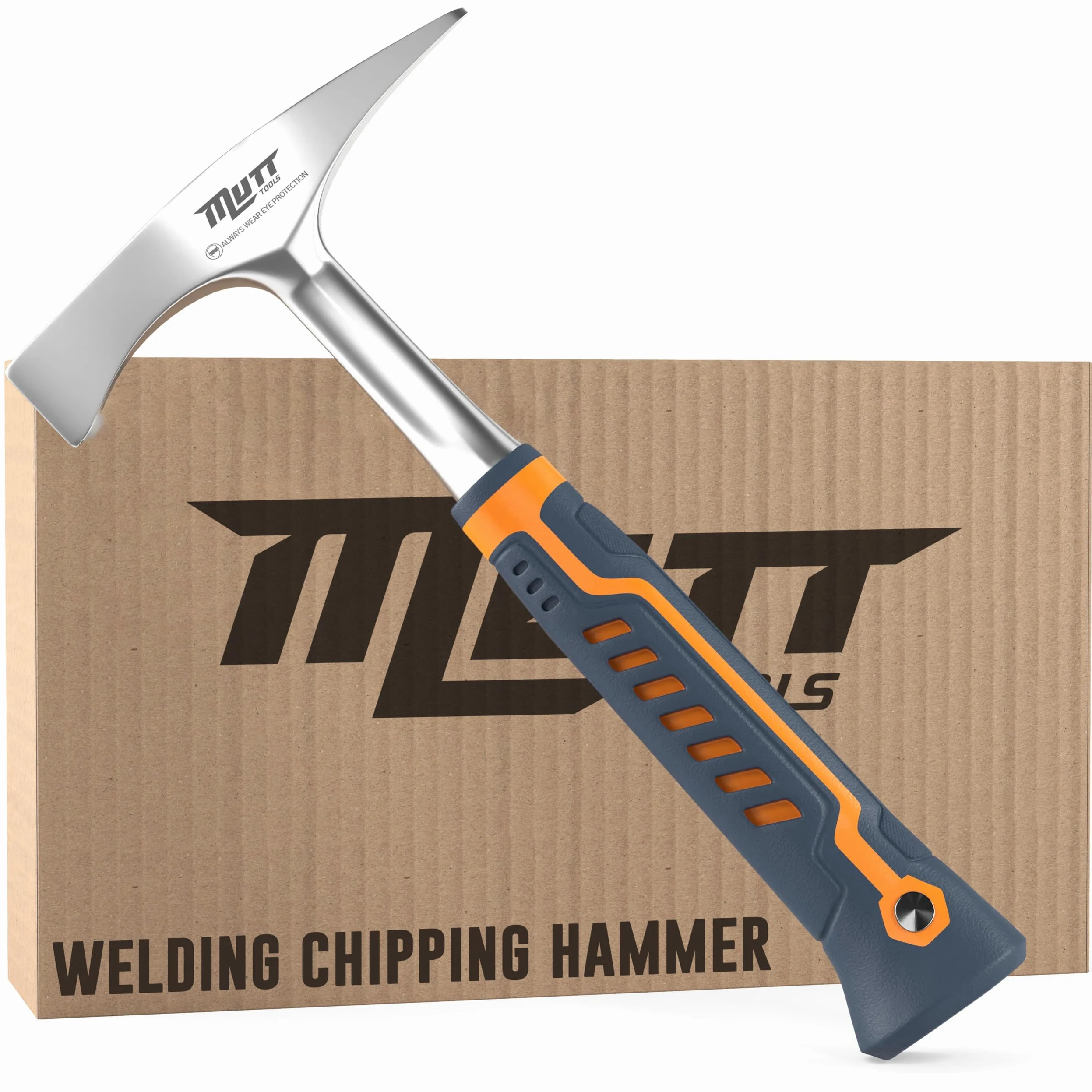 AMERICAN MUTT TOOLS Schweißmeißelhammer - 396.9 g Schweißhammer Splacke Schlacke - Schlackenhammer, Meißelhammer, Schweißhammer, Schweißerhammer, Schweißmeißelhammer, Schweißer Chipping Hammer, Chipi