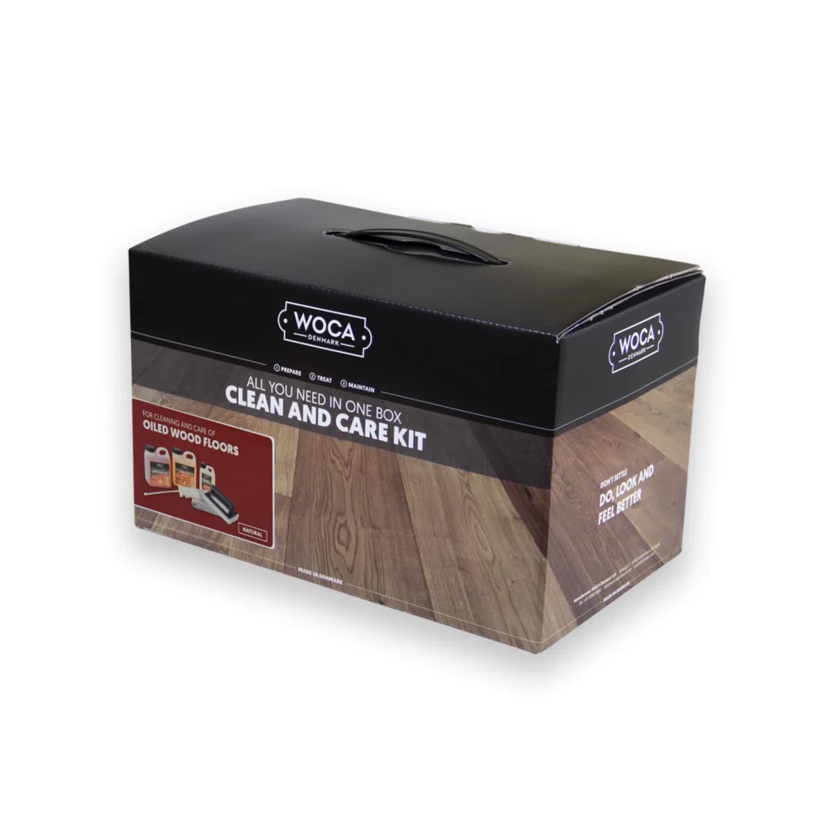 WOCA Denmark Pflegebox Natur für geöltes Parkett und Holz