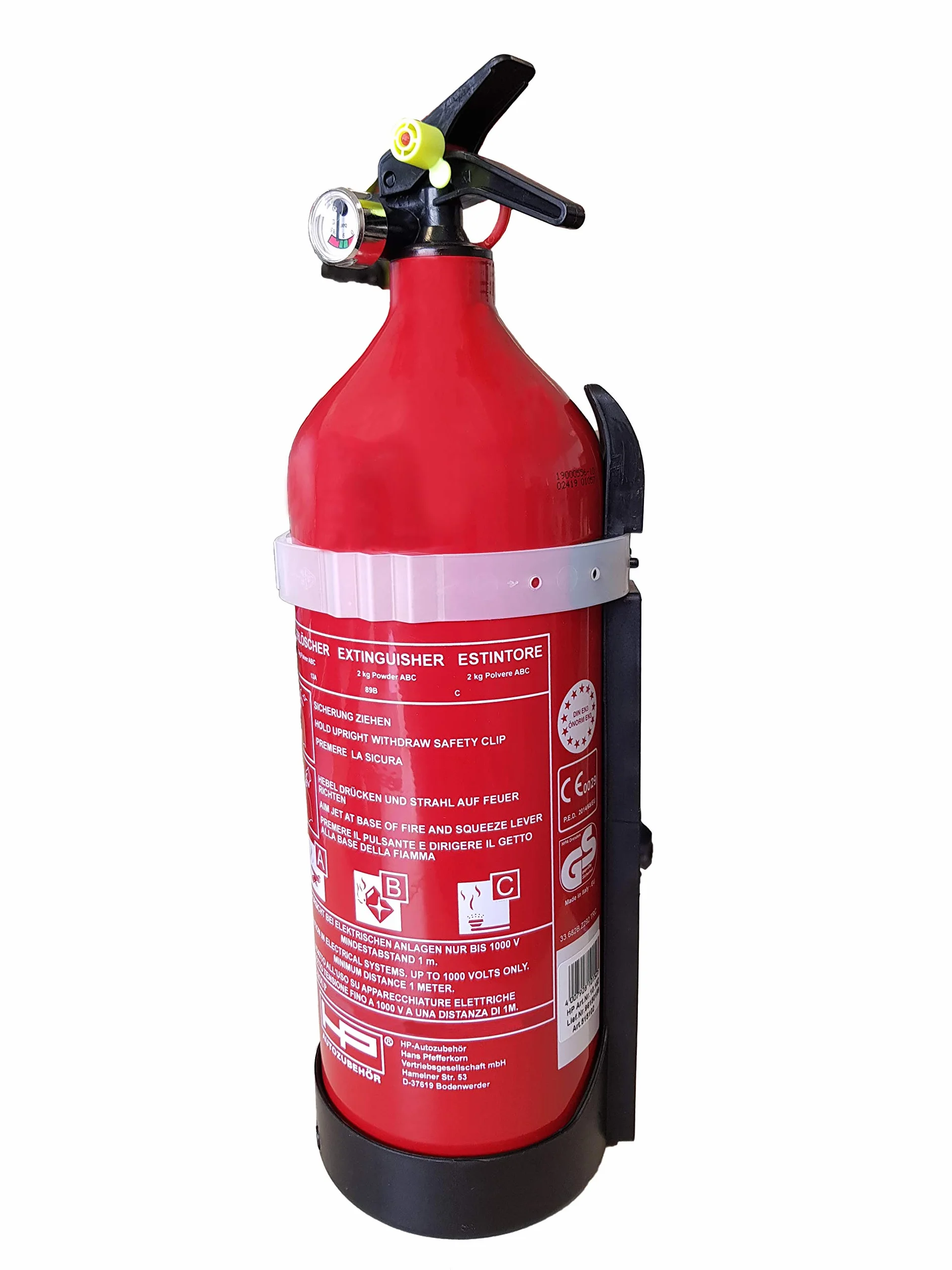 HP Autozubehör 10152 Auto Feuerlöscher ABC 2kg