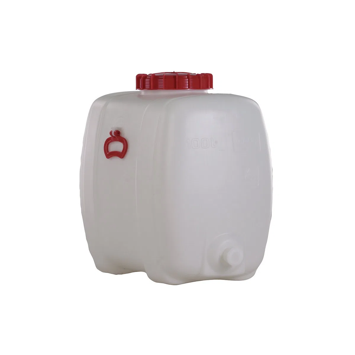 Kunststoff-Fass oval aus PE 100 L inkl. Auslaufhahn NW 15