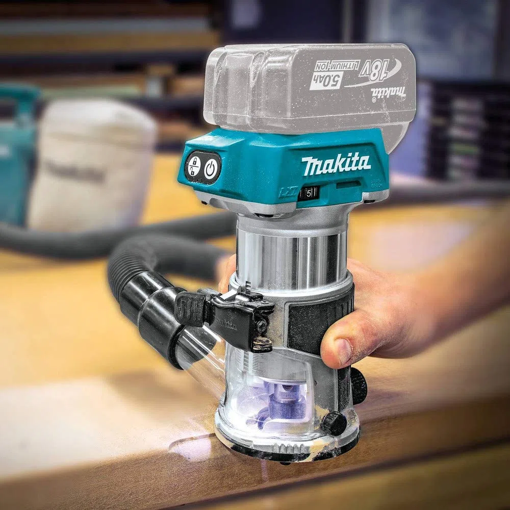 Makita XTR01Z 18 V LXT Lithium-Ionen-Brushless Cordless Compact Router