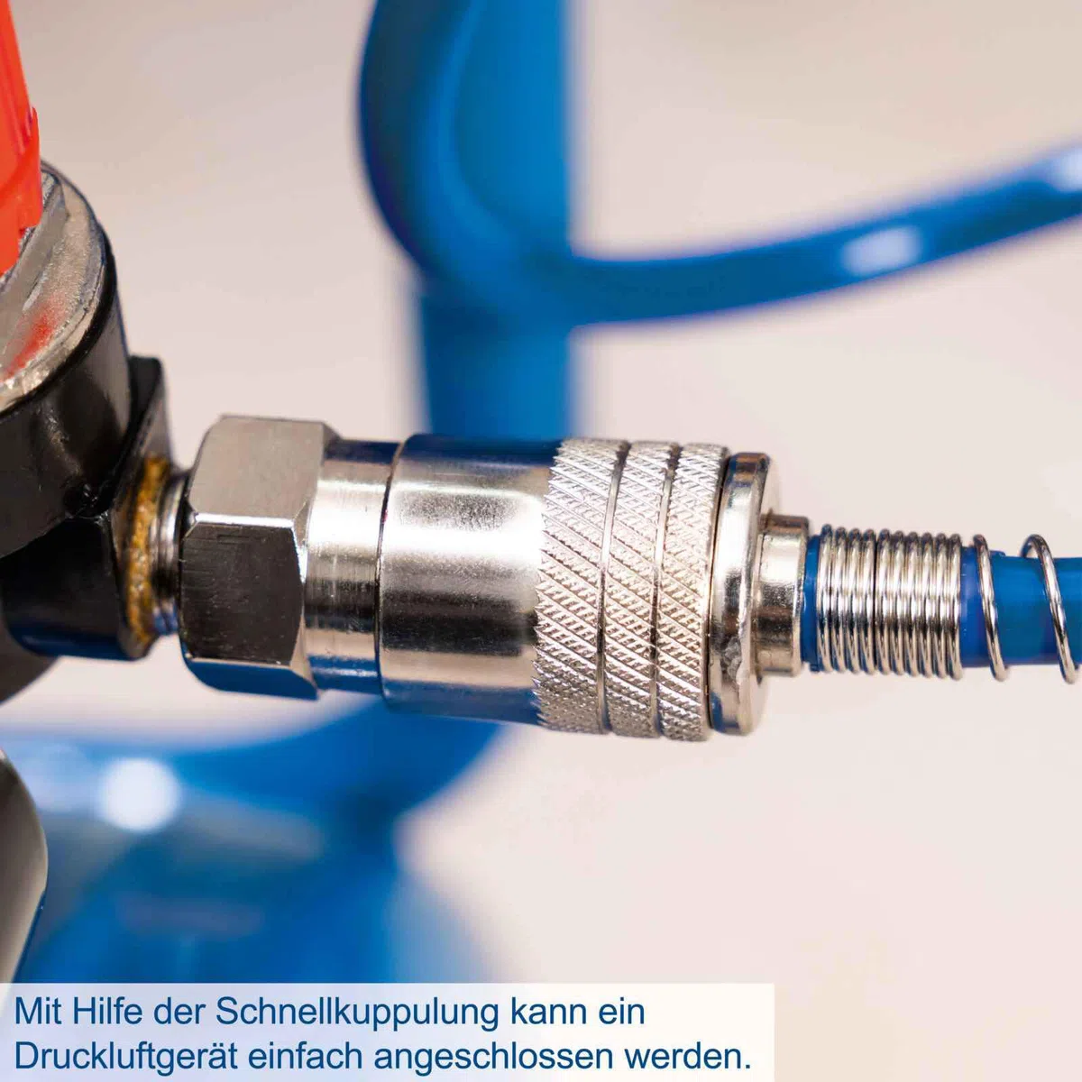 Scheppach Druckluft Kompressor HC30ox | ölfrei & langlebig | 1100W Motorleistung | 24L Kessel mit max. 8 bar Druck | 200l Luftleistung | inkl. Fahrvorrichtung, Druckminderer & Schnellanschlusskupplung