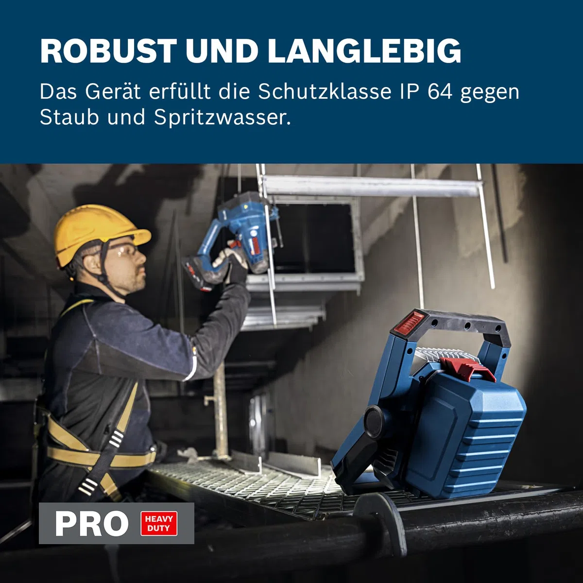 Bosch PRO 18V System Akku-Leuchte GLI18V-3000 (ohne Akku)