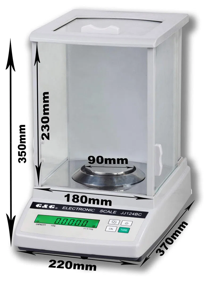 G&G JJ-BC 120g/0,1mg Industrie Analysenwaage Präzisionwaage Feinwaage Laborwaage Scale