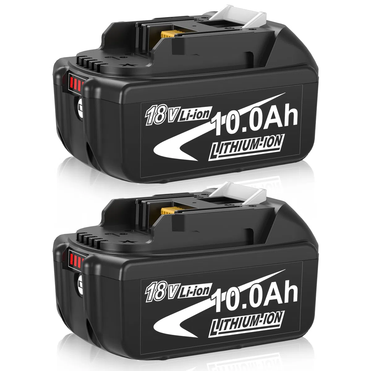 2X10.0Ah Ersatzakku für Makita Akku 18V 10000mAh für BL1860B BL1850B BL1850 BL1860 BL1845 BL1840 LXT-400