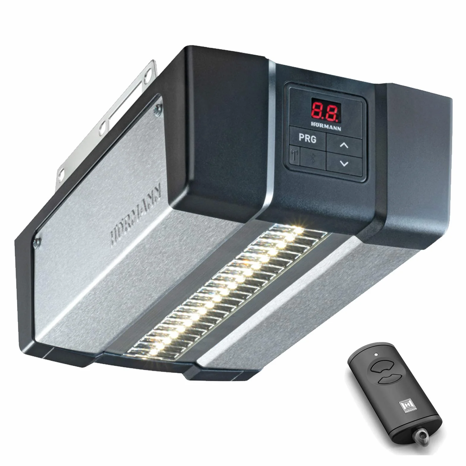 Hörmann Garagentorantrieb Supra Matic P Serie 4 (Toröffner, inkl. Handsender HSE 4,Anschlussleitung, Torbreite 6000 mm/Torblattfläche max. 15,00 m²) 4510320, grau