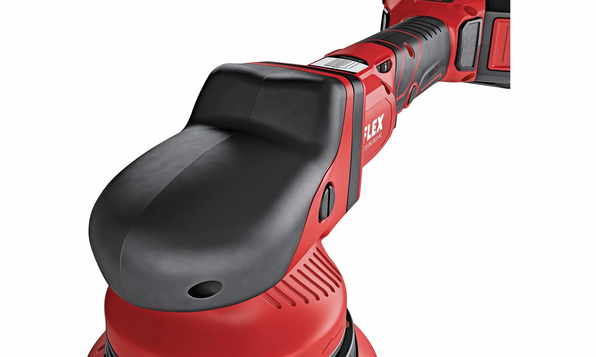 Flex Exzenterpolierer XFE 7-15 150 (Poliermaschine 710 Watt, 15 mm Polierhub, Maße 370x140 mm, ergonomischer Griff, flacher Getriebekopf) 418080