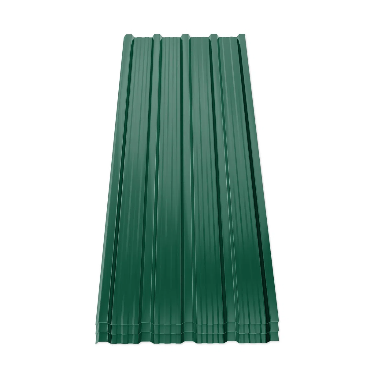 Mondeer 14er-Set Metall Trapezblech, Wellblechplatten für Dach, Dachbleche Trapezblech, Verzinkter Stahl für den Bau von Garagen, Gewächshäusern, Zwingern, 7m², 110 * 46cm, Grün