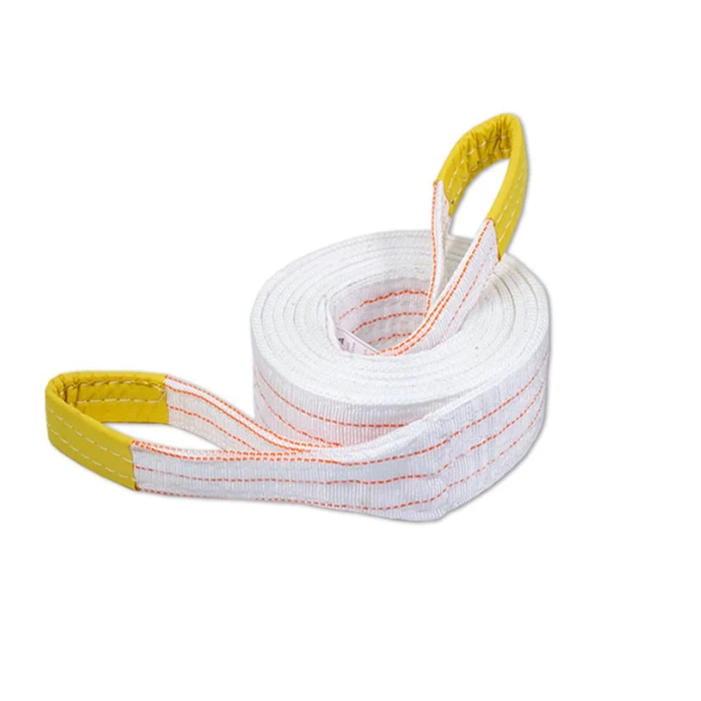 Hebeband 1, 2, 3 Tonnen, weiß, flach, Kranhebegurt, verschleißfest, robuste Hebebänder, Tragegurte für große Möbelstücke,3t-2M