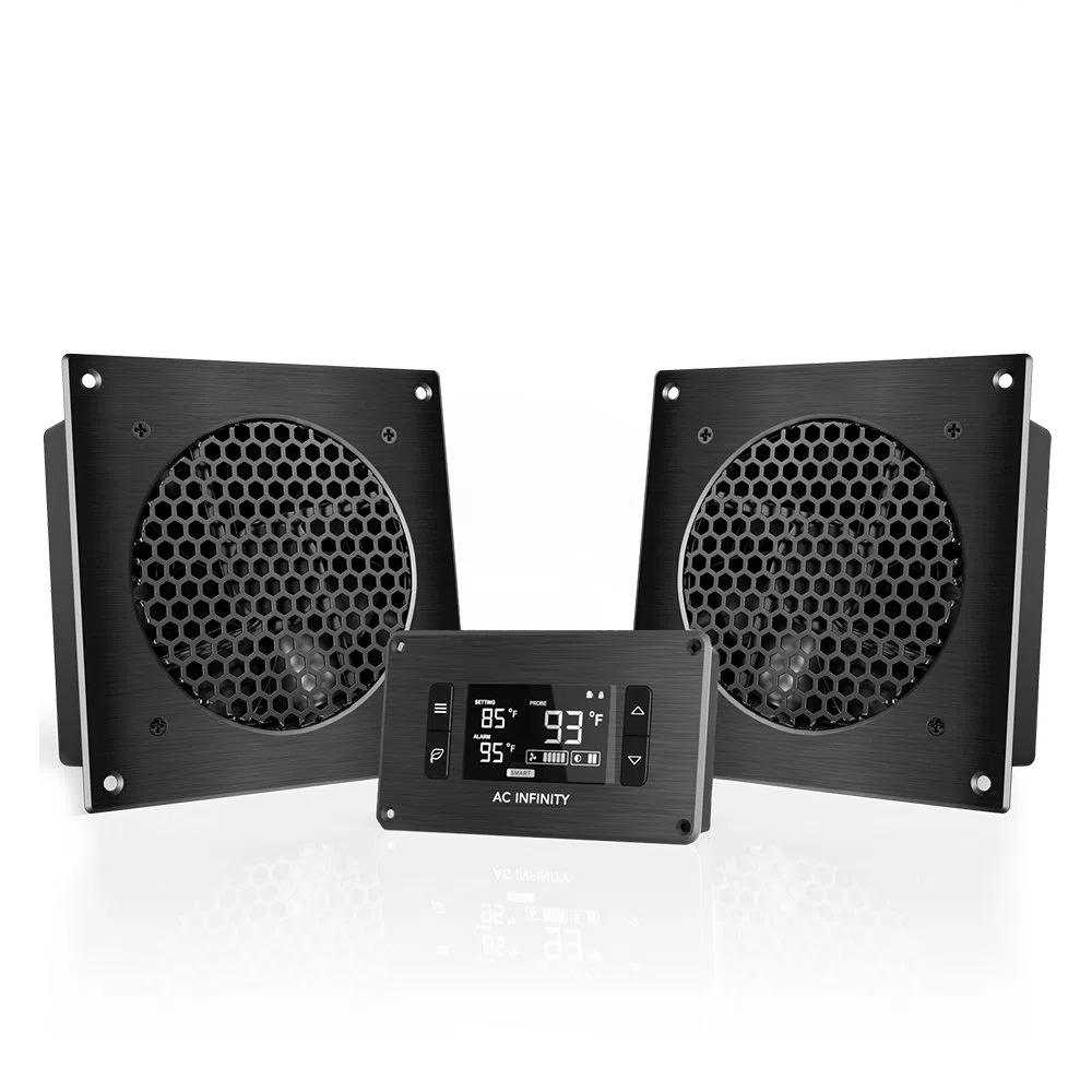 AC Infinity AIRPLATE T8 leises Doppelventilator-System 16cm Thermostatsteuerung