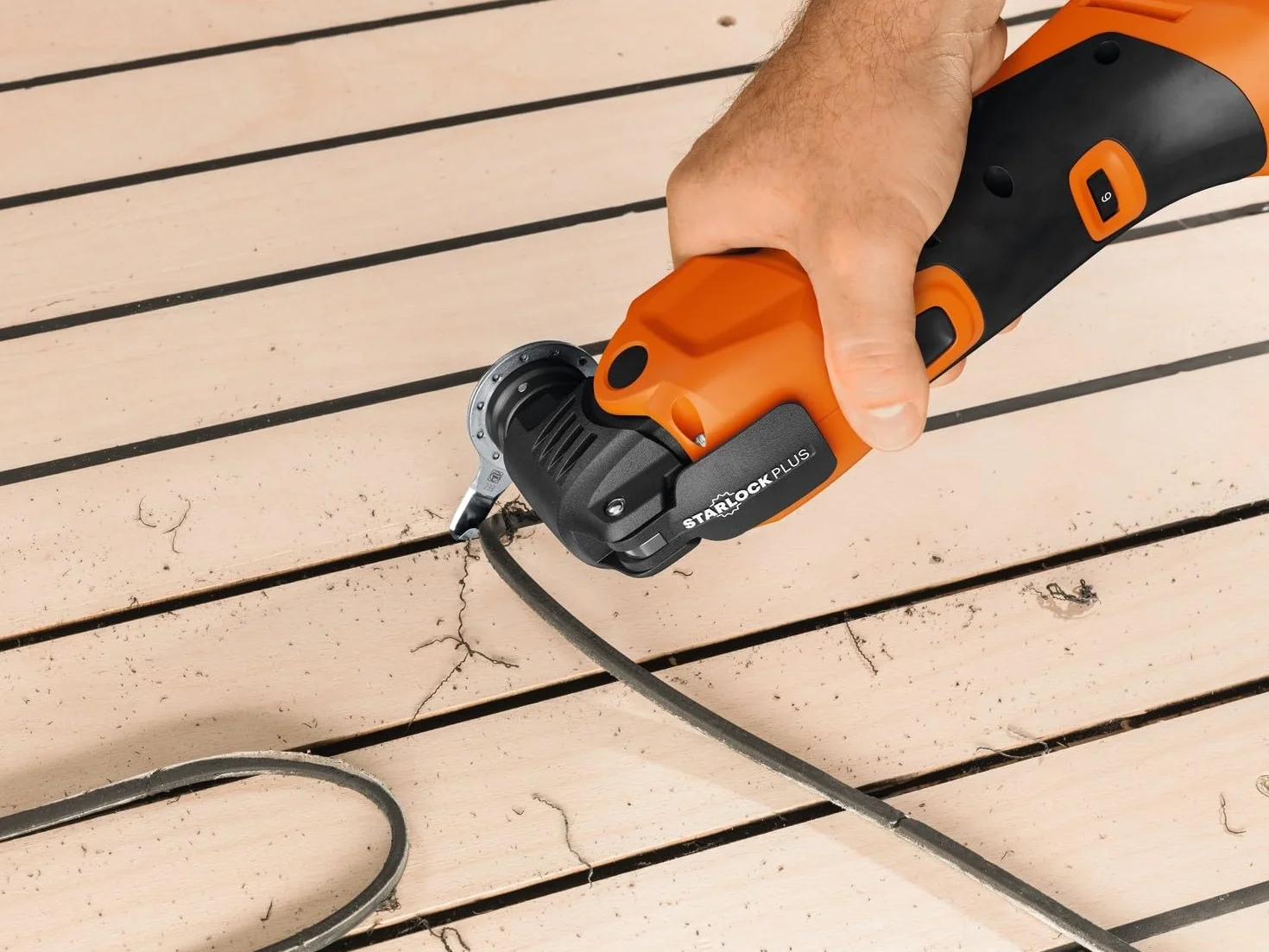 FEIN Schneidmesser Teakdeck 4, Messerbreite 4 mm, Aufnahme StarlockPlus, Zum schnellen und sicheren Austrennen von Stabdeck-Fugenmaterialien, 100% Qualität