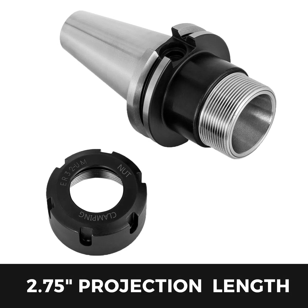 VEVOR 5-teiliges Spannzangen-Set, CAT40 ER32 Spannzangenfutter, für CNC-Graviermaschine und Fräsdrehmaschine (CAT40 ER32)