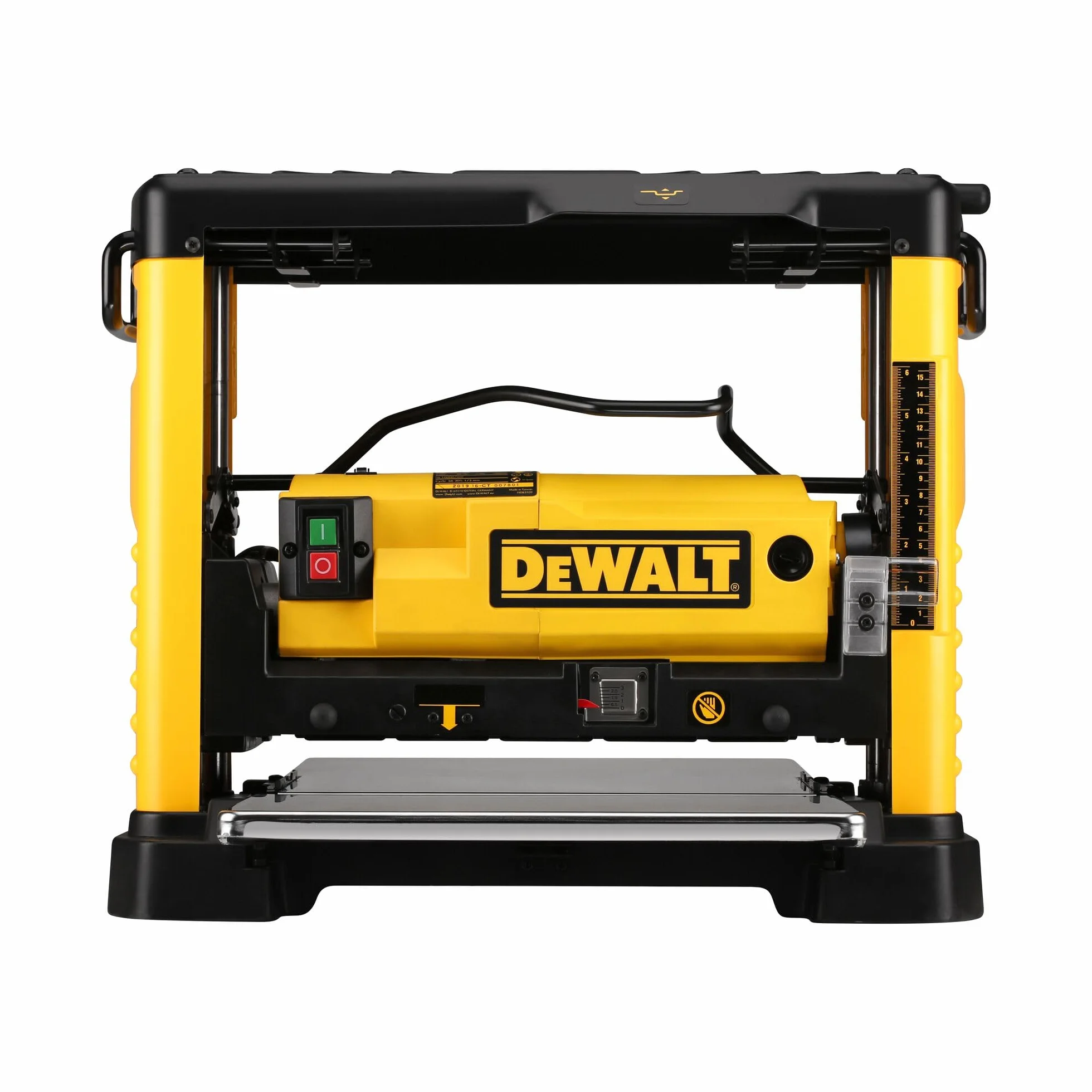 DEWALT DW733-QS - Cepillo de Regrueso Portátil 1.800 W, Schwarz, 52 x 31 x 44.5 cm