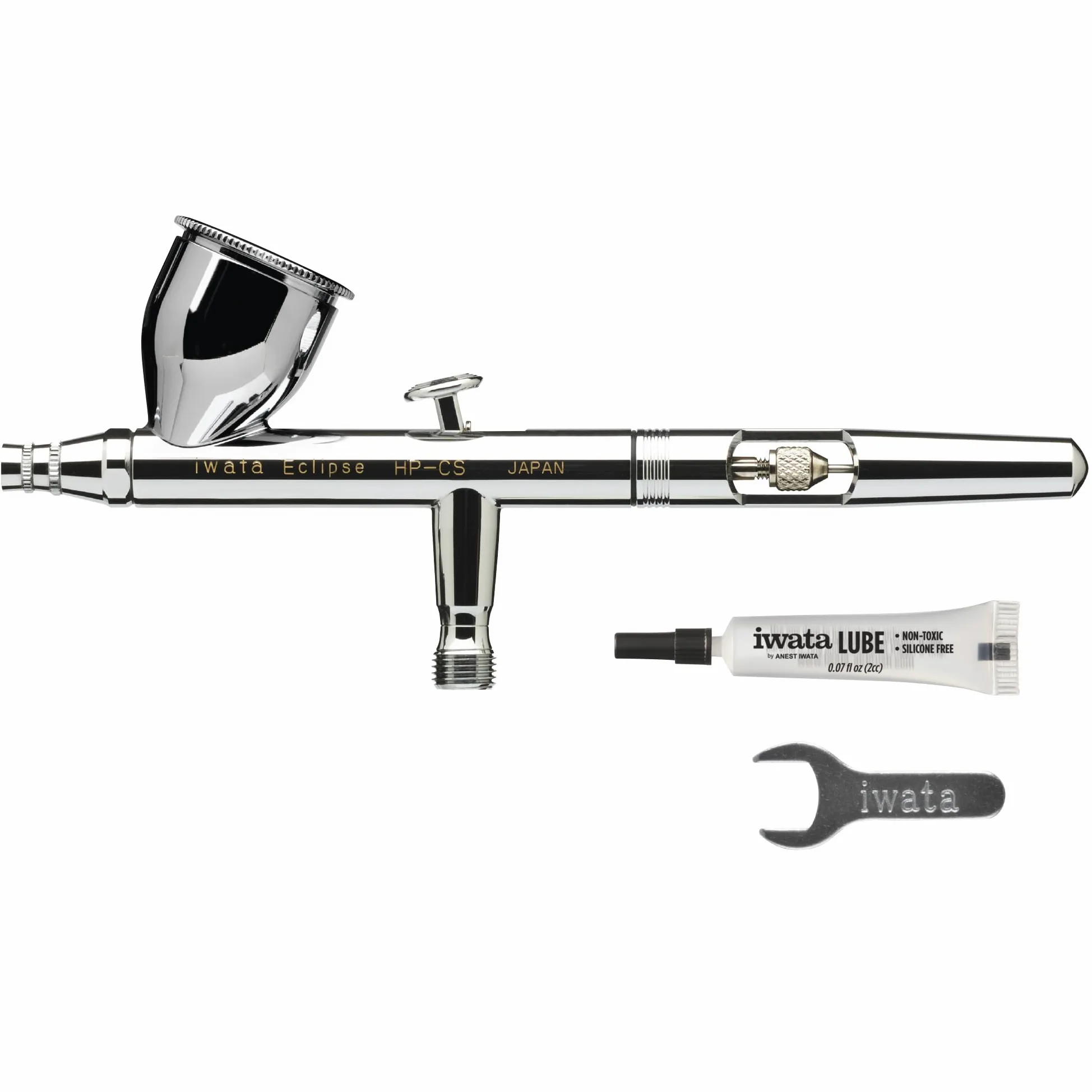 Iwata-Medea Airbrush-Pistole mit Fließbecher Eclipse HP CS Dual Action