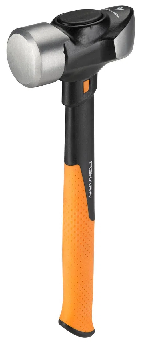 Fiskars Fäustel IsoCore L für den Einsatz bei Präzisionsabbrucharbeiten, Länge: 36 cm, Gewicht: 2,18 kg, Schwarz/Orange, 1020218